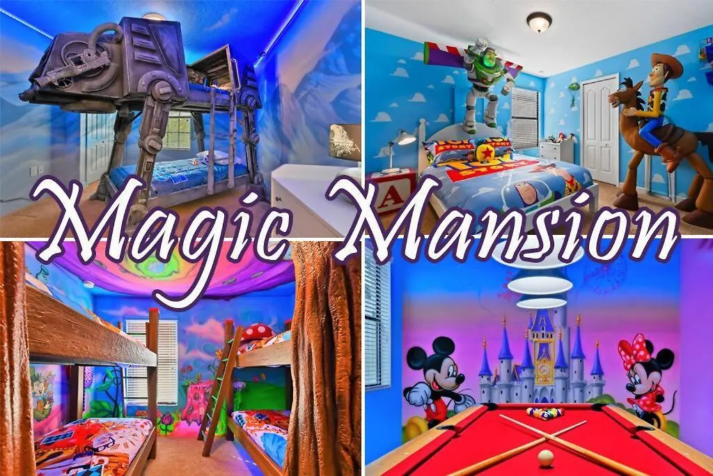 The Magic Mansion 6Br Resort Pool Home Near Disney Davenport Holiday home